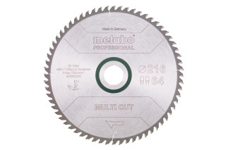 Пилкове полотно Metabo «Multi Cut - Professional», 216x30, Z64 FZ/TZ, 10° (628063000)