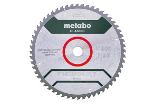 Пилкове полотно Metabo «Precision Cut Wood — Classic» 305x30, Z56 WZ 5° neg (628064000)