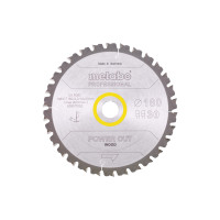 Пильное полотно Metabo «Power Cut Wood — Professional», 160x20, Z30 WZ 5° (628071000)