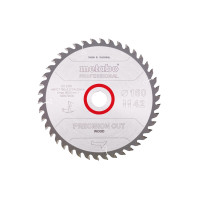 Пилкове полотно Metabo «Precision Cut Wood — Professional», 160x20 Z42 WZ 15° (628072000)