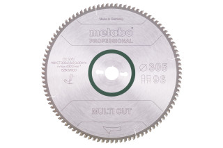 Пилкове полотно Metabo «Multi Cut — Professional», 305x30, Z96 FZ/TZ, 5°neg. (628091000)