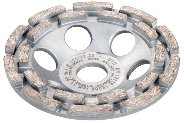 Купить Алмазная шлифовальная чашка Metabo "Classic" Ø 125x22,23 мм (628209000). Официальный магазин Metabo, фирменная гарантия с доставкой по Украине.