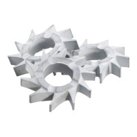 10 фрезерних зірочок с плоскими зубцями Metabo RFEV 19–125 RT (628271000)