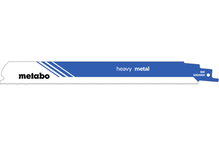 Купить 5 пилок для сабельных пил Metabo «Heavy Metal», 225 x 1,1 мм (628256000). Официальный магазин Metabo, фирменная гарантия с доставкой по Украине.
