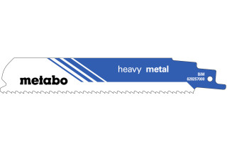 5 пилок для сабельных пил Metabo «Heavy Metal», 150 x 1,1 мм (628257000)