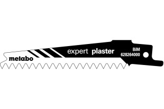 5 пилкових полотен для шабельних пил Metabo «Expert Plaster», 100 x 0,9 мм (628264000)