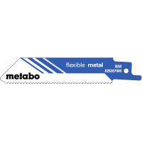 5 пилок для сабельных пил Metabo «Flexible Metal», 100 x 0,9 мм (628267000)