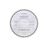 Пильное полотно Metabo «Alluminium cut — professional», 165x20 Z48 FZ/TZ -5° (628276000)