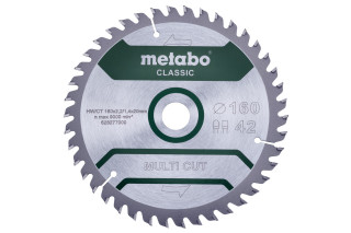 Пилкове полотно Metabo «Multi Cut - Classic», 160x20 Z42 FZ/TZ 5° (628277000)