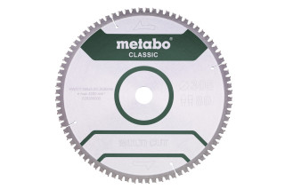 Пилкове полотно Metabo «Multi Cut - Classic», 305x30 Z80 FZ/TZ 5°neg (628286000)