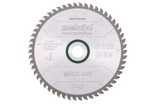 Пилкове полотно Metabo «Multi Cut - Professional», 165x20 Z54 FZ/TZ 5° (628293000)