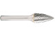 Купити Твердосплавна фреза 6x18x50 мм конічна вигнута (628357000). Офіційний магазин Metabo, фірмова гарантія з доставкою по Украіні