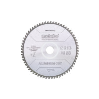 Пилкове полотно Metabo «Aluminium Cut — Professional», 216x30 Z58 FZ/TZ 5° neg (628443000)