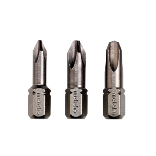 3 Торсійні інструментальні насадки Metabo Phillips PH 1/2/3 (628537000)