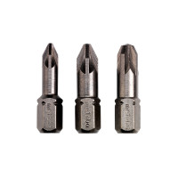 3 Торсійні інструментальні насадки Metabo Pozidriv PZ 1/ 2/ 3 (628538000)