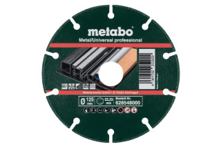 Алмазний відрізний диск для металу Metabo 125x1,3x22,23 мм, MUP Universal, professional (628548000)