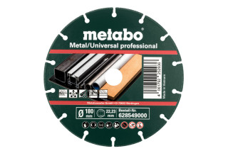 Алмазний відрізний диск для металу Metabo 180x1,6x22,23 мм, MUP Universal, professional (628549000)