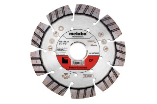Алмазний відрізний диск Metabo 125x22,23 mm, "CP", бетон "professional" (628571000)