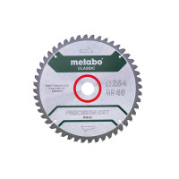 Пилкове полотно Metabo «Precision Cut Wood — Classic», 254x30 Z48 WZ 5°neg /B (628656000)