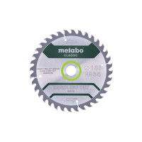 Пилкове полотно Metabo «Cordless Cut Wood - Classic», 165x20 Z36 WZ 15° /B (628660000)