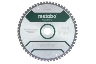 Пилкове полотно Metabo «Multi Cut - Classic», 254x30 Z60 FZ/TZ 5°neg (628285000)