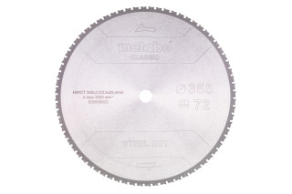 Пилкове полотно Metabo «Steel Cut - Classic», 355x25,4 Z72 FZFA/FZFA 4° (628669000)