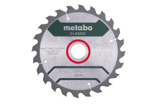 Пилкове полотно Metabo «Precision Cut Wood — Classic», 190x30 Z24 WZ 15° (628675000)