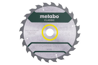 Пилкове полотно Metabo «Power Cut Wood — Classic», 235x30, Z24 WZ 18° (628677000)