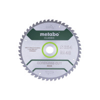 Пильний диск Metabo Cordless cut Classic HW/CT 254х2.2/1.6x30, Z48 WZ 5° отр. (628691000)