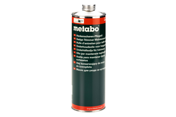 Купити Мастило для догляду за кущорізами Metabo 1 л (630474000). Офіційний магазин Metabo, фірмова гарантія з доставкою по Украіні