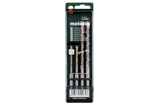 Набор буров Metabo SDS-Plus PRO, 4 предмета (630580000)