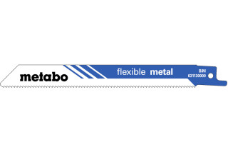 2 пилкових полотна для шабельних пил Metabo «Flexible Metal», 150 x 0,9 мм (631130000)
