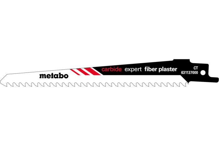 Купить Пилка для сабельных пил Metabo «Expert Fiber Plaster», 150 x 1,25 мм (631137000). Официальный магазин Metabo, фирменная гарантия с доставкой по Украине.