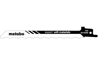 2 пилкових полотна для шабельних пил Metabo «Expert Soft Materials», 150 x 1,0 мм (631144000)