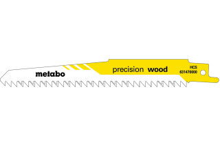 2 пилкових полотна для шабельних пил Metabo «Precision Wood», 150 x 1,25 мм (631120000)