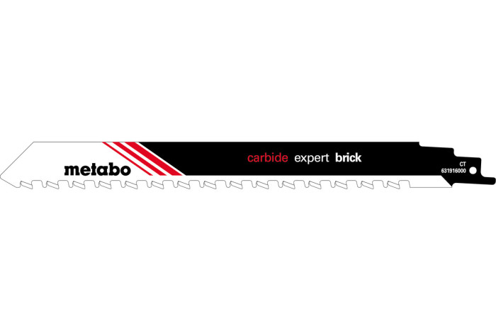 Купити Пилкове полотно для шабельних пил Metabo «Expert Brick», 240 x 1,5 мм (631916000). Офіційний магазин Metabo, фірмова гарантія з доставкою по Украіні