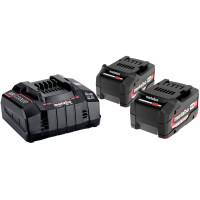 Набор аккумуляторов Metabo 18В 2×5,2А·ч + зарядное устройство для ASC 145 (685051000)