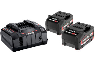 Набір акумуляторів Metabo 18В 2×5,2А·год + зарядний пристрій ASC 145 (685051000)