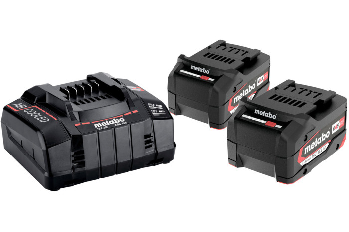 Купить Набор аккумуляторов Metabo 18В 2×5,2А·ч + зарядное устройство для ASC 145 (685051000). Официальный магазин Metabo, фирменная гарантия с доставкой по Украине.