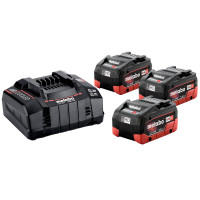Набор аккумуляторов Metabo 18В 3×5,5А·ч + зарядное устройство ASC 145 (685074000)