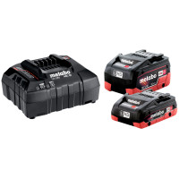 Набор аккумуляторов Metabo 18В 4,0А·ч + 5,5А·ч + зарядное устройство ASC 55 (685160000)