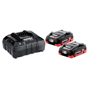 Набір акумуляторів Metabo 18В 2×4А·год + зарядний пристрій ASC 55 (685163000)