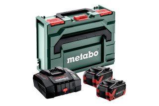 Базовий комплект Metabo 2 акумулятори LiHDX 8,0 Аг, ASC 290 + metaBOX 145 (685305000)