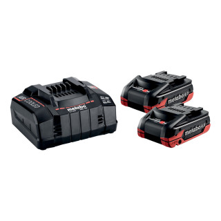 Комплект акумуляторів Metabo LiHDX 2х4 Аг 18 В з зарядним пристроєм (685306000)