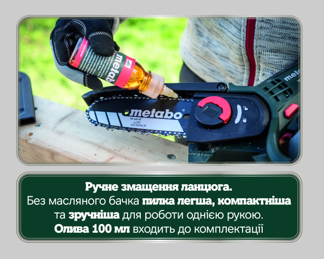 Аккумуляторная пила по дереву Metabo MS 18 LTX 15 (600856840)