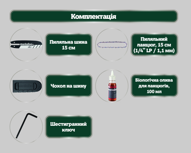 Аккумуляторная пила по дереву Metabo MS 18 LTX 15 (600856850)