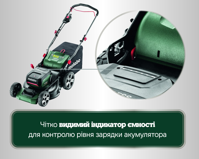 Акумуляторна газонокосарка Metabo RM 36-18 LTX BL 46 (601606650)