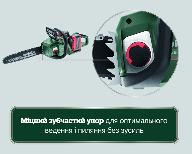 Аккумуляторная цепная пила Metabo MS 36-18 LTX BL 40 (601613850)