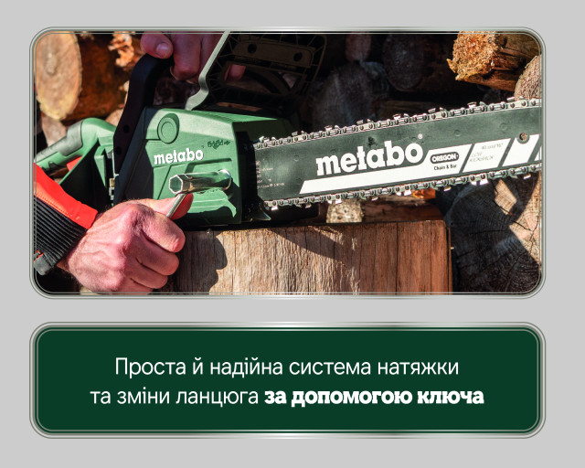 Аккумуляторная цепная пила Metabo MS 36-18 LTX BL 40 (601613850)