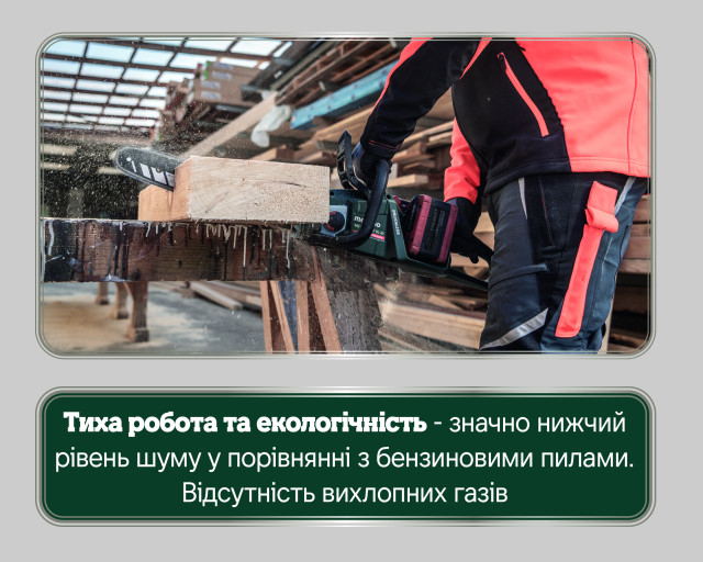 Аккумуляторная цепная пила Metabo MS 36-18 LTX BL 40 (601613850)